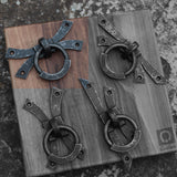 Wrought Iron Ring Pull Handle - Hora III