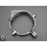 a heavy hand forged wrought iron neck collar made by gaaluub