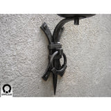 Wrought Iron Wall Sconce - Claire White