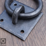 Set of 4 Hand-forged ring pull handles - Dara L