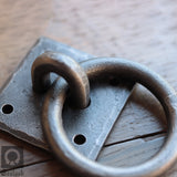 Set of 4 Hand forged ring pull handles - Dara