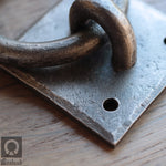 Set of 4 Hand forged ring pull handles - Dara