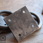 Set of 4 Hand forged ring pull handles - Dara