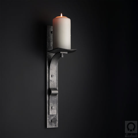Wrought Iron Candle Wall Sconce - Valo