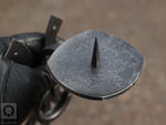 Wrought Iron Wall Sconce - Claire White