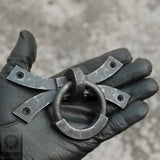 Wrought Iron Ring Pull Handle - Hora III