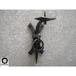 Wrought Iron Wall Sconce - Claire White