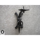 Wrought Iron Wall Sconce - Claire White
