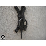 Wrought Iron Wall Sconce - Claire Black