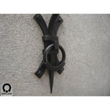 Wrought Iron Wall Sconce - Claire Black
