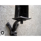 Wrought Iron Wall Sconce - Claire White