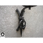 Wrought Iron Wall Sconce - Claire White