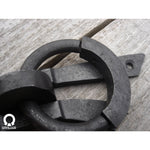 Wrought Iron Door Handle - Dora
