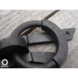 Wrought Iron Door Handle - Dora