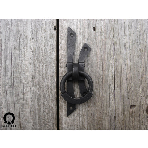 Wrought Iron Door Handle - Dora
