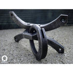 wrought iron ring pull on a wooden beam made by gaaluub