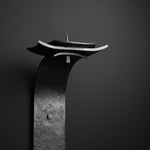 Gothic Wrought Iron Candle Wall Sconce - Orlok