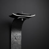 Gothic Wrought Iron Candle Wall Sconce - Orlok